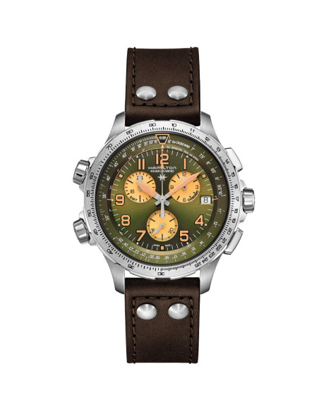 Reloj Hamilton Khaki Aviation X-Wind GMT Chrono Quartz H77932560