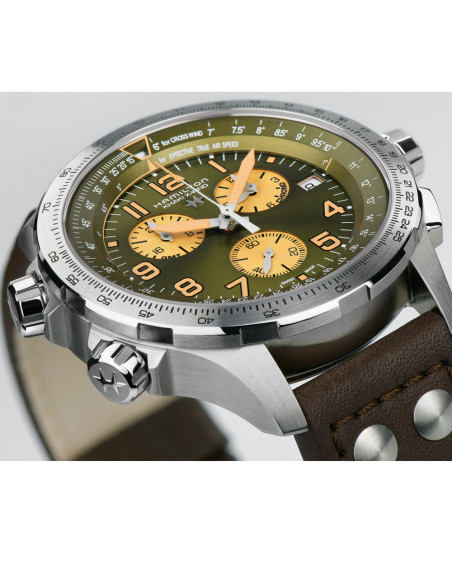 Reloj Hamilton Khaki Aviation X-Wind GMT Chrono Quartz H77932560