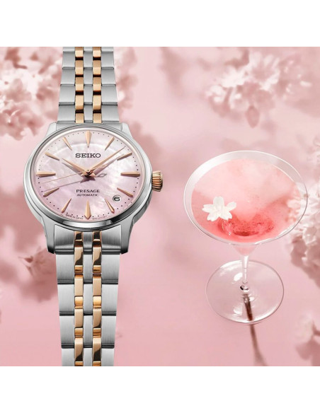 Reloj Seiko Presage Cocktail Time Sakura Aviation SRPM06J1