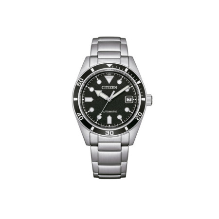 Reloj Citizen Automatic Unisex NJ0221-50E. Género: Hombre,Mujer. Material: Acero. Tamaño: De 32mm a 38mm. Correa: Acero. Color esfera: Negro. Estilo: Casual. Movimiento: Automático. Características técnicas: Calendario,Reserva de marcha,Hora y segundero