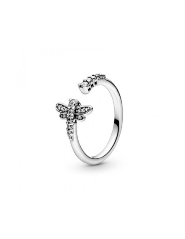 Anillo Pandora Abierto Libélula Brillante 198806C01
