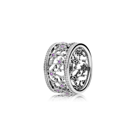 Anillo Pandora No Me Olvides 190991ACZ. Género: Mujer. Material: Plata. Piedras: Circonitas