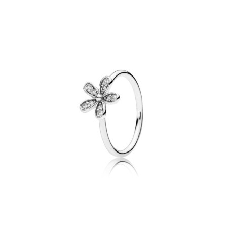 Anillo Pandora Margarita Deslumbrante 190932CZ. Género: Mujer. Material: Plata. Piedras: Circonitas