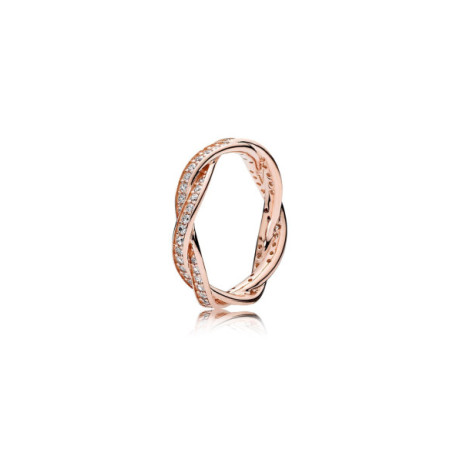 Anillo Pandora Giro Del Destino 180892CZ. Género: Mujer. Material: Plata chapada. Piedras: Circonitas