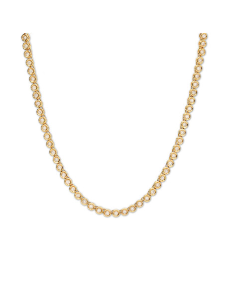 Gargantilla Oro Amarillo Y Diamantes