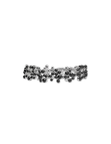 Pulsera Oro Blanco Y Diamantes