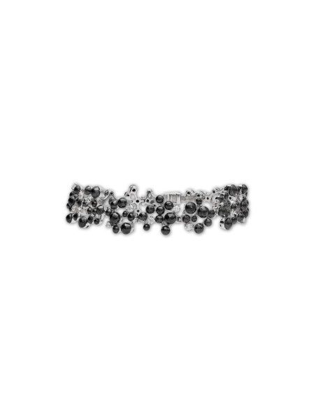 Pulsera Oro Blanco Y Diamantes