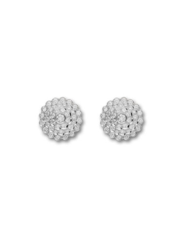 Pendientes Oro Blanco Y Diamantes