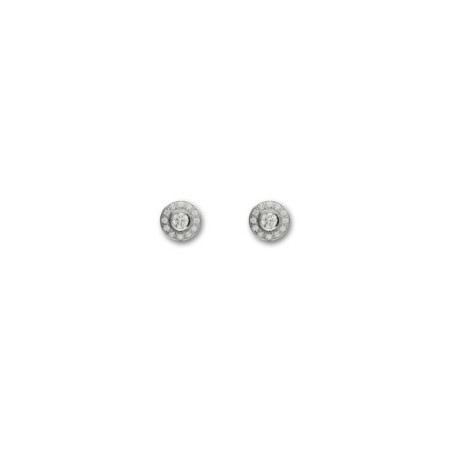 Pendientes Oro Blanco, Diamantes Y Ónix. Género: Mujer. Material: Oro blanco. Piedras: Diamantes,Onix