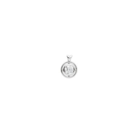 Colgante Oro Blanco Y Diamante. Género: Mujer. Material: Oro blanco. Piedras: Diamantes