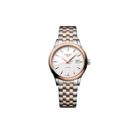 Reloj Longines Flagship Classic L4.374.3.90.7. Género: Mujer. Material: Acero. Tamaño: Menos de 32mm. Correa: Acero. Color esfera: Blanco. Estilo: Clásico. Movimiento: Automático. Características técnicas: Calendario,Hora y segundero,Reserva de marcha