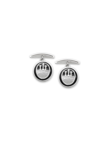 Gemelos Plata Hermandad Del Calvario