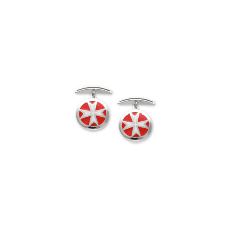 Gemelos Plata Hermandad De La Amargura. Género: Hombre. Material: Plata. Piedras: Sin gemas