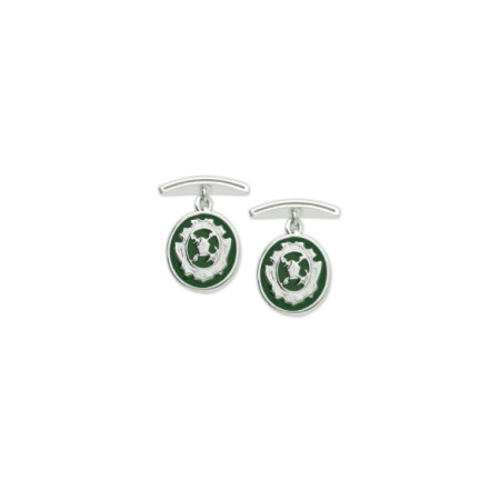 Gemelos Plata Hermandad De La Macarena. Género: Hombre. Material: Plata. Piedras: Sin gemas