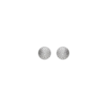 Pendientes Oro Blanco Y Diamantes. Género: Mujer. Material: Oro blanco. Piedras: Diamantes