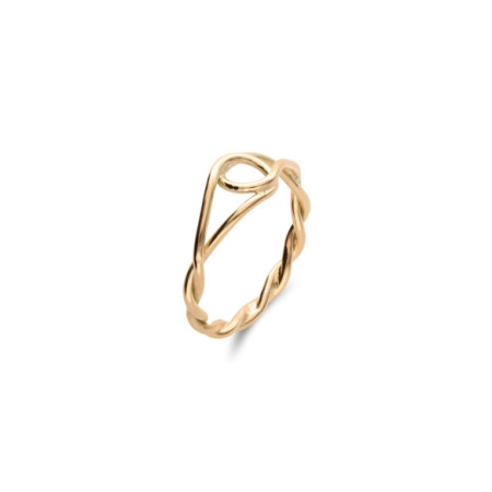 Anillo Oro Amarillo Trenzado. Género: Mujer. Material: Oro amarillo. Piedras: Sin gemas