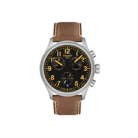Reloj Tissot Chrono L 42MM T116.417.16.052.01. Género: Hombre. Material: Acero. Tamaño: De 39mm a 42mm. Correa: Piel. Color esfera: Negro. Estilo: Casual. Movimiento: Cuarzo. Características técnicas: Calendario,Hora y segundero,Cronógrafo