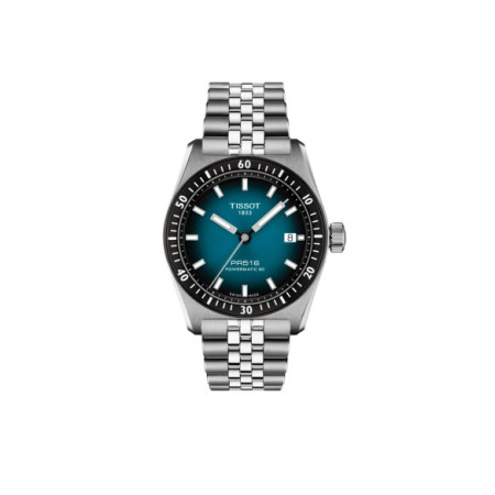 Reloj Tissot PR516 38MM T149.407.11.041.00. Género: Hombre. Material: Acero. Tamaño: De 32mm a 38mm. Correa: Acero. Color esfera: Azul. Estilo: Deportivo. Movimiento: Automático. Características técnicas: Calendario,Reserva de marcha,Hora y segundero