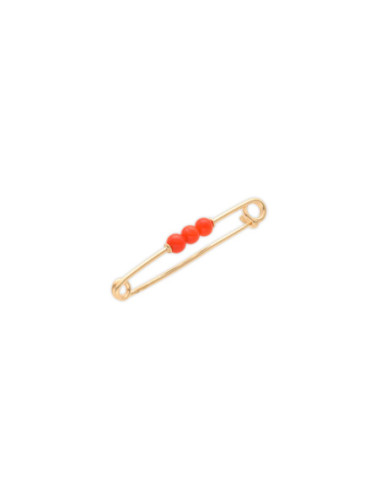 Alfiler Oro Amarillo Coral