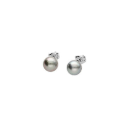 Pendientes Oro Blanco Y Perla. Género: Mujer. Material: Oro blanco. Piedras: Perlas