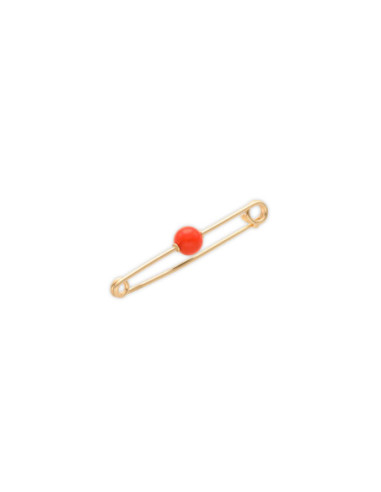 Alfiler Oro Amarillo Coral