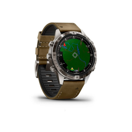 Reloj Garmin MARQ® Adventurer (Gen 2) 010-02648-31. Género: Hombre. Material: Titanio. Tamaño: De 43mm a 46mm. Correa: Caucho,Piel. Color esfera: Pantalla a color. Estilo: Tecnológico,Deportivo. Movimiento: Smartwatch. Características técnicas: Multifunción