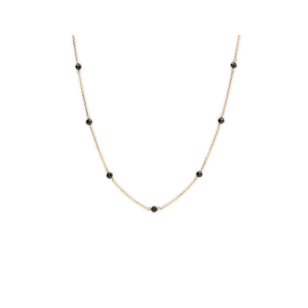 Gargantilla Oro Amarillo Y Espinelas. Género: Mujer. Material: Oro amarillo. Piedras: Espinela