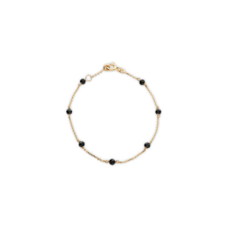 Pulsera Oro Amarillo Y Espinelas. Género: Mujer. Material: Oro amarillo. Piedras: Espinela
