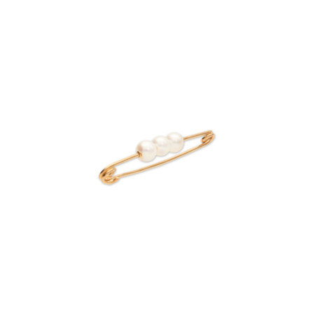 Alfiler Oro Amarillo Y Perlas. Género: Mujer,Niña,Niño. Material: Oro amarillo. Piedras: Perlas