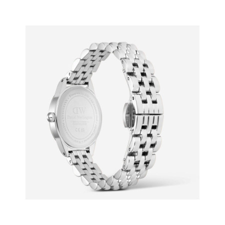 Reloj Daniel Wellington Ophelia DW00100808. Género: Mujer. Material: Acero. Tamaño: Menos de 32mm. Correa: Acero. Color esfera: Blanco. Estilo: Clásico. Movimiento: Cuarzo. Características técnicas: Solo hora