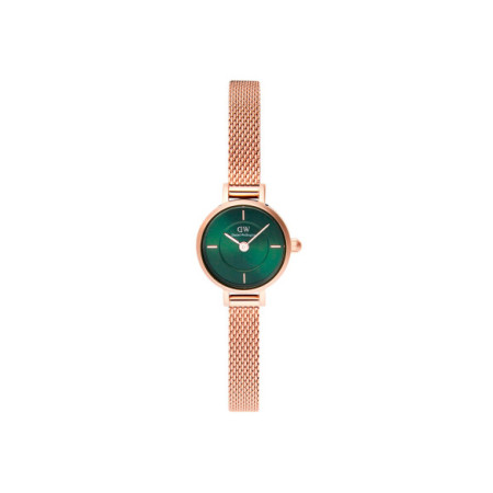 Reloj Daniel Wellington Petite Mini Esmerald Melrose DW00100742. Género: Mujer. Material: Acero. Tamaño: Menos de 32mm. Correa: Acero. Color esfera: Verde. Estilo: Clásico. Movimiento: Cuarzo. Características técnicas: Solo hora