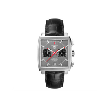 Reloj TAG Heuer Monaco Calibre 12 Final Edition CAW211J.FC6476. Género: Hombre. Material: Acero. Tamaño: De 39mm a 42mm. Correa: Piel. Color esfera: Gris. Estilo: Clásico. Movimiento: Automático. Características técnicas: Calendario,Reserva de marcha,Hora y segundero,Cronógrafo