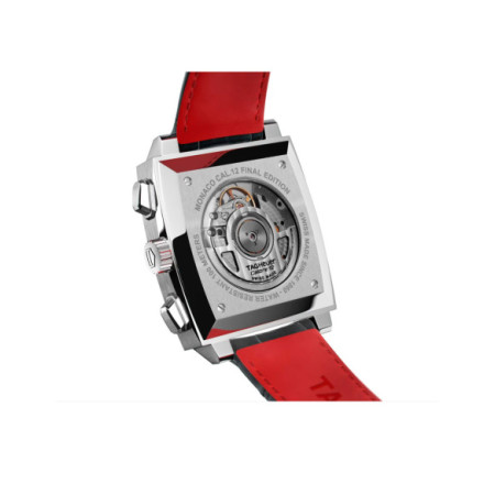 Reloj TAG Heuer Monaco Calibre 12 Final Edition CAW211J.FC6476. Género: Hombre. Material: Acero. Tamaño: De 39mm a 42mm. Correa: Piel. Color esfera: Gris. Estilo: Clásico. Movimiento: Automático. Características técnicas: Calendario,Reserva de marcha,Hora y segundero,Cronógrafo