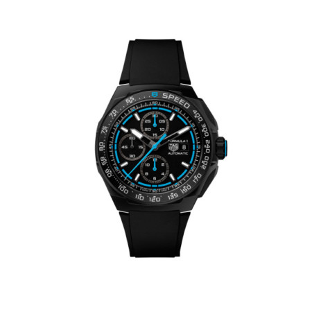 Reloj TAG Heuer Formula 1 Chronograph CBZ2084.FT8097. Género: Hombre. Material: Titanio. Tamaño: De 43mm a 46mm. Correa: Caucho. Color esfera: Negro,Azul. Estilo: Deportivo. Movimiento: Automático. Características técnicas: Calendario,Hora y segundero,Reserva de marcha,Cronógrafo
