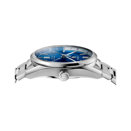 Reloj TAG Heuer Carrera Twin-Time WBN201A.BA0640. Género: Hombre. Material: Acero. Tamaño: De 39mm a 42mm. Correa: Acero. Color esfera: Azul. Estilo: Clásico. Movimiento: Automático. Características técnicas: Reserva de marcha,Hora y segundero,Calendario