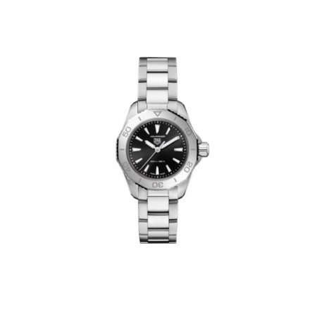 Reloj TAG Heuer Aquaracer Professional 200 WBP1410.BA0622. Género: Mujer. Material: Acero. Tamaño: Menos de 32mm. Correa: Acero. Color esfera: Negro. Estilo: Deportivo. Movimiento: Cuarzo. Características técnicas: Hora y segundero