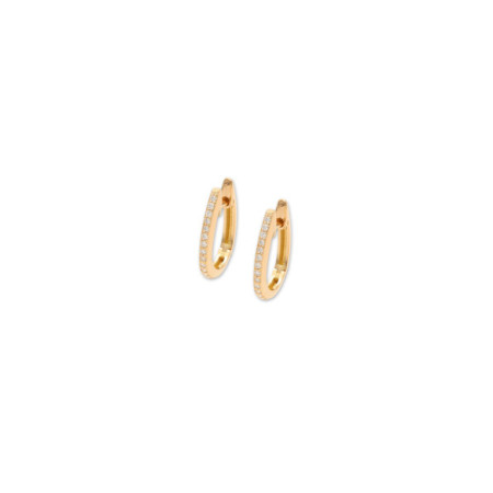 Argollas Oro Amarillo Y Diamantes. Género: Mujer. Material: Oro amarillo. Piedras: Diamantes