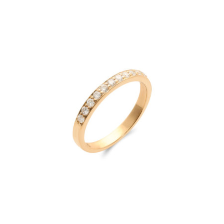 Anillo Oro Amarillo Y Diamantes. Género: Mujer. Material: Oro amarillo. Piedras: Diamantes