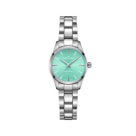 Reloj Hamilton Jazzmaster Quartz 32MM H32301161. Género: Mujer. Material: Acero. Tamaño: Menos de 32mm. Correa: Acero. Color esfera: Azul. Estilo: Cocktail. Movimiento: Cuarzo. Características técnicas: Hora y segundero