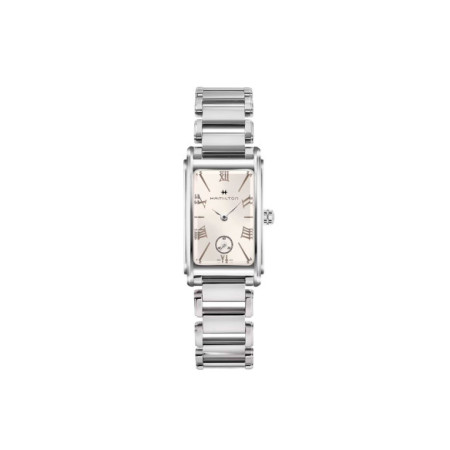 Reloj Hamilton American Classic Ardmore Quartz H11221114. Género: Mujer. Material: Acero. Tamaño: Menos de 32mm. Correa: Acero. Color esfera: Plata. Estilo: Clásico. Movimiento: Cuarzo. Características técnicas: Hora y segundero