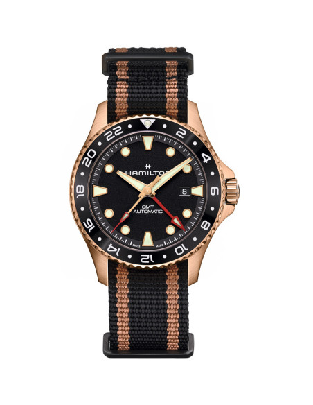 Reloj Hamilton Khaki Navy Scuba Automatic GMT 43MM Bronce H82565930