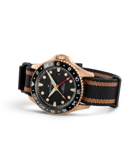 Reloj Hamilton Khaki Navy Scuba Automatic GMT 43MM Bronce H82565930