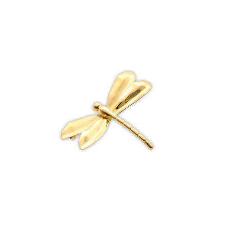 Broche Oro Amarillo Libélula. Género: Mujer. Material: Oro amarillo. Piedras: Sin gemas