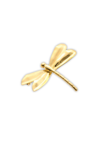 Broche Oro Amarillo Libélula