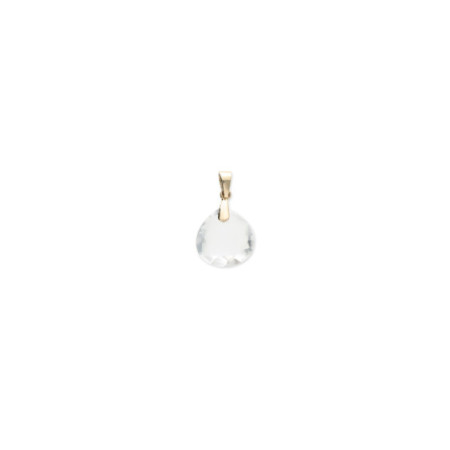 Colgante Oro Amarillo Y Cristal De Roca. Género: Mujer. Material: Oro amarillo. Piedras: Otras gemas