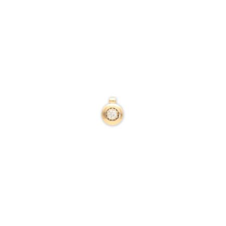 Colgante Oro Amarillo Y Diamante. Género: Mujer. Material: Oro amarillo. Piedras: Diamantes