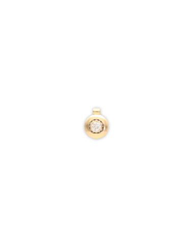 Colgante Oro Amarillo Y Diamante