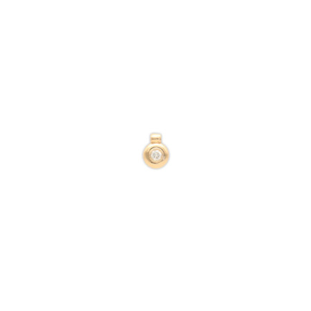 Colgante Oro Amarillo Y Diamante. Género: Mujer. Material: Oro amarillo. Piedras: Diamantes