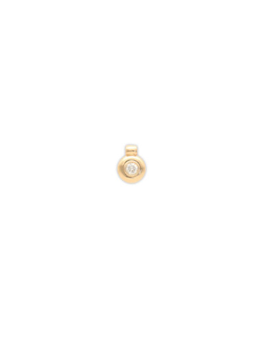 Colgante Oro Amarillo Y Diamante