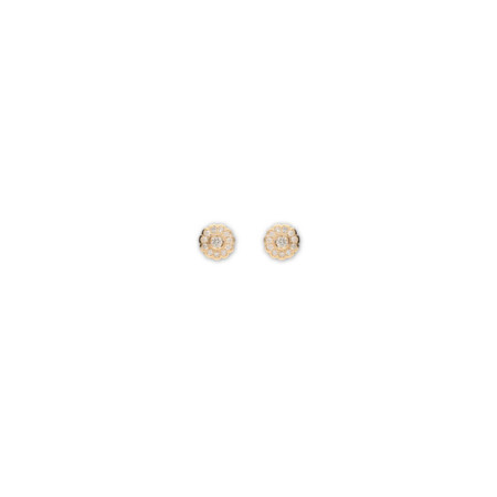 Pendientes Oro Amarillo Y Diamantes. Género: Mujer. Material: Oro amarillo. Piedras: Diamantes